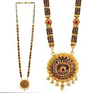 Several stones mangalsutra