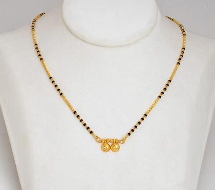 1 Gram Gold Marathi Mangalsutra