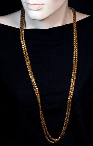 Long 18k Gold Chain for Women and Men