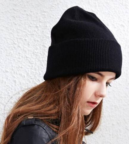 Stylish Plain Beanie Hats