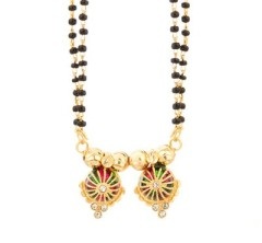 Double gold chain Mangalsutra designs