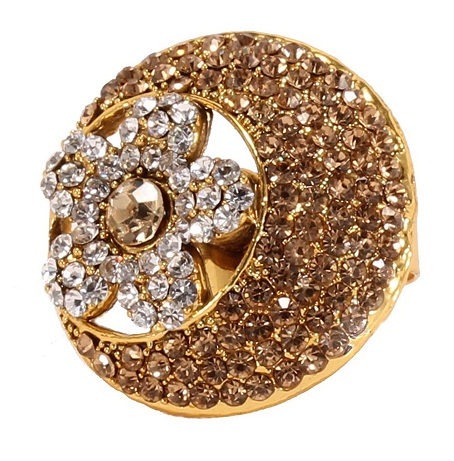 Traditional gold plated women’s ring