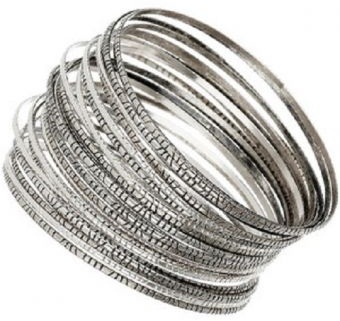 Silver Bangles for Girls