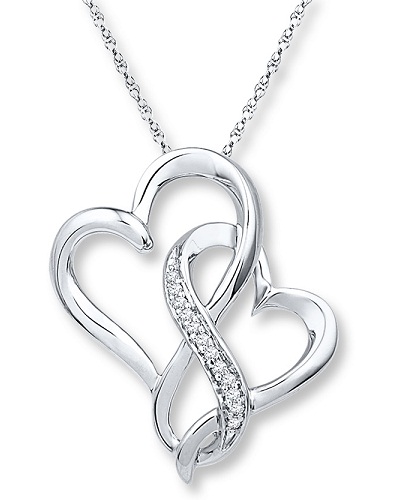 Infinite heart necklace