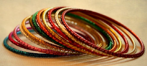 Simple Metal Colour Bangles