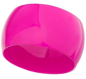 Pink Wide Plastic Bangles for Kids