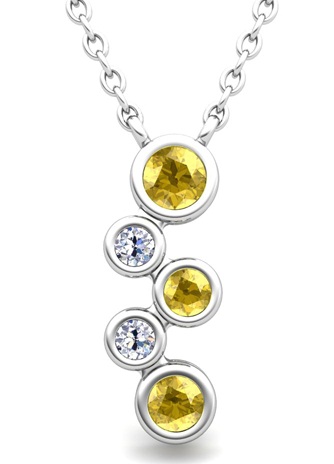 Yellow Sapphire Necklace