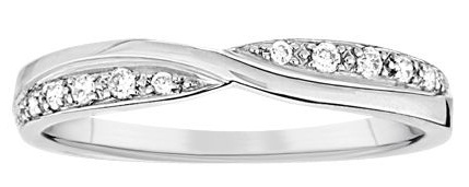 White Gold Wedding Band Ring