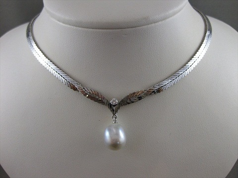 white gold necklace chain