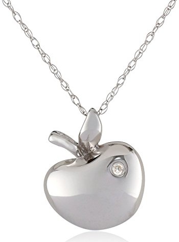 Platinum Apple Diamond Locket