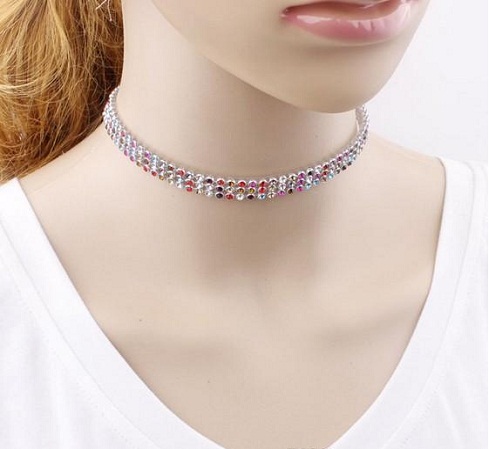 Crystal Rhinestone choker