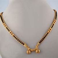 Karugamani chain Gold Platted Mangalsutra