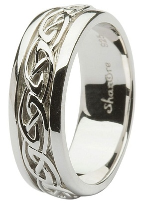 Designer Silver Wedding Ring for Men