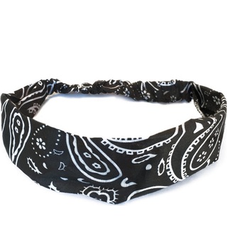 Paisley Cotton Bandana Headband