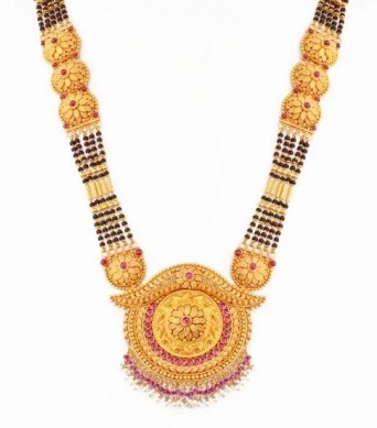 Gemstone Antique Mangalsutra Design