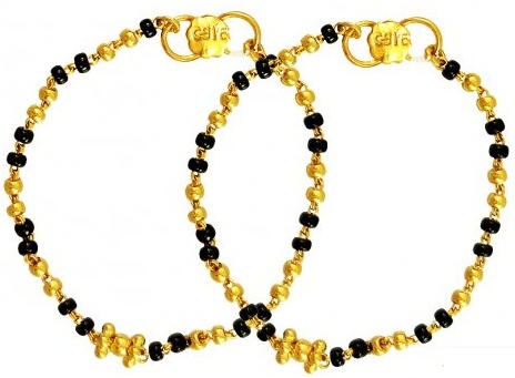 indian-baby-bracelets-with-black-beads3