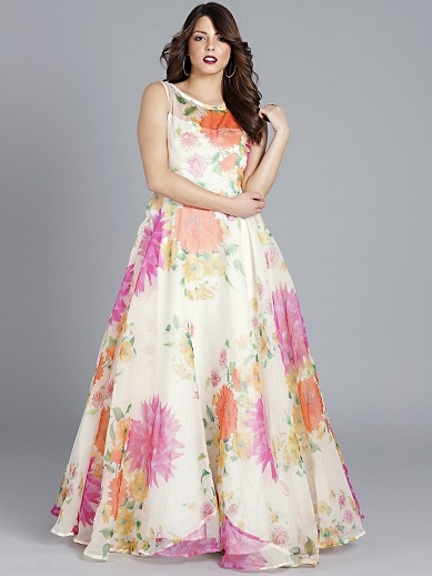 Floral Gown Dresses