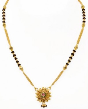 kundan-style-pendant-thick-chain-mangalsutra-1