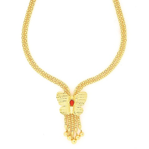 Butterfly Gold Necklace