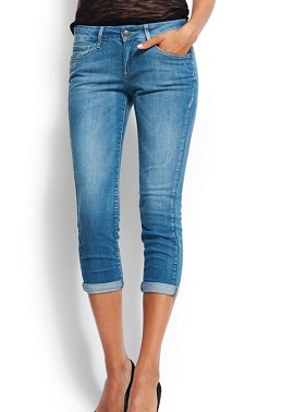 Capri Jeans For Ladies