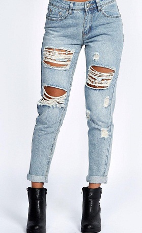 Girls Ripped Jeans