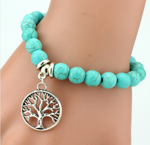 Tree life charm bracelet