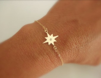 North star charm bracelet