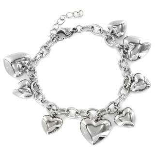 Heart charm bracelet