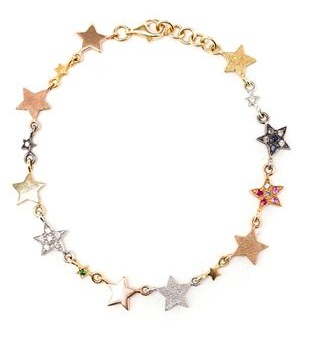 Simple star charm bracelet