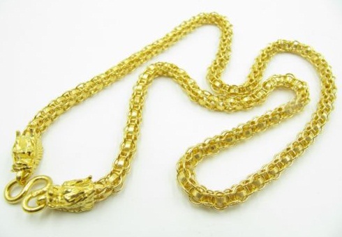 Dragon ends24k Gold Chain