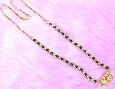 Short new fashioned mangalsutra necklace