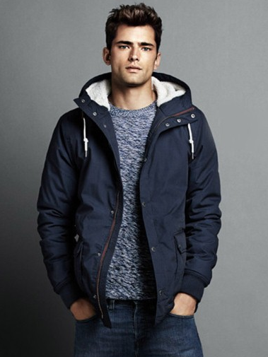 Blue Solid Casual Jacket 9