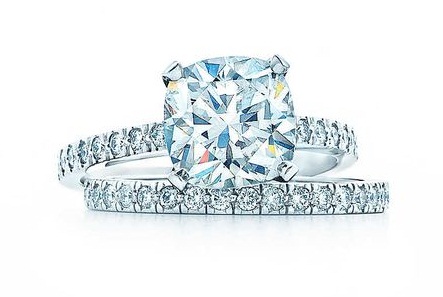 Tiffany Cushion cut Engagement Ring