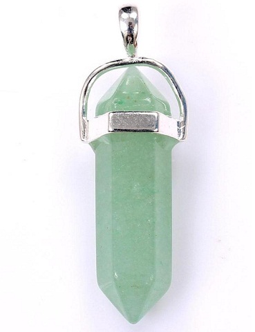 Crystal point pendant