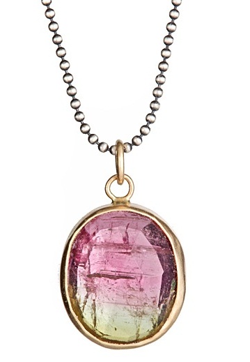 Tourmaline Pendant Chain