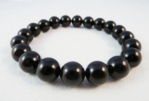 Black Tourmaline Stretch Bracelet