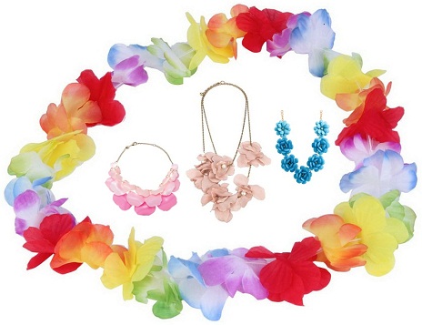 flower necklaces