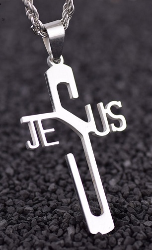 Jesus Charm Cross Locket