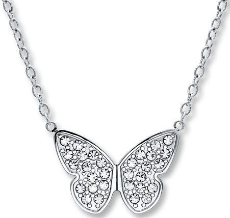 Stainless Steel Butterfly Necklace5