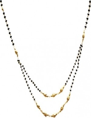 Double strand pendant mangalsutra